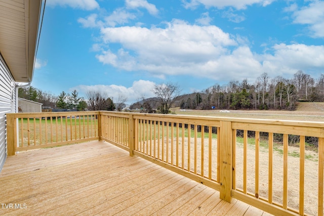 view of deck