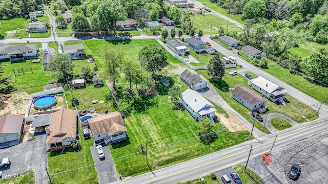 birds eye view of property featuring a residential view