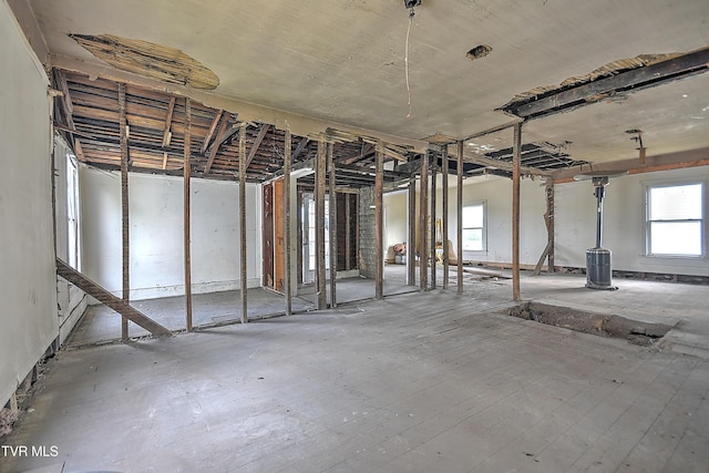 view of basement