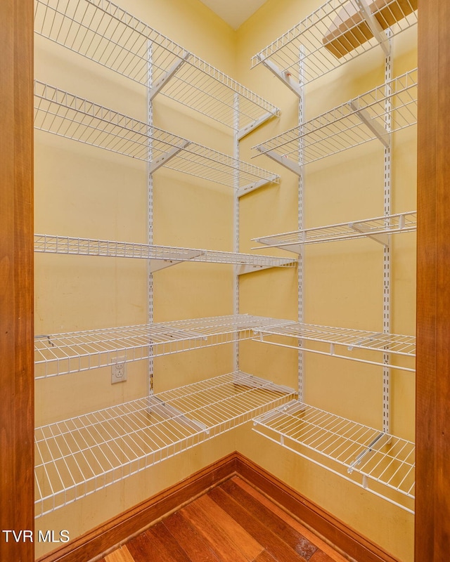 view of pantry