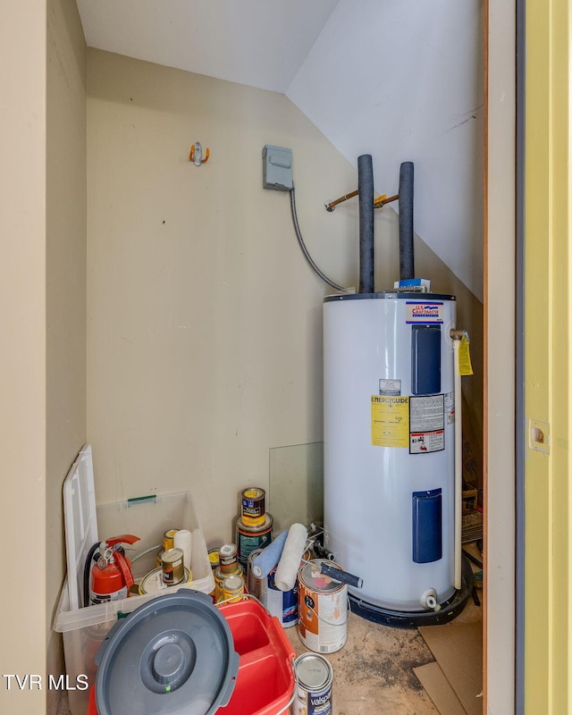 utilities featuring water heater
