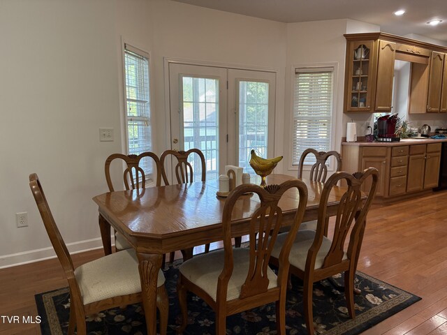 142 Oakwell Ln, Jonesborough, TN 37659 - dining area with baseboards, recessed lighting, and light wood-style floors