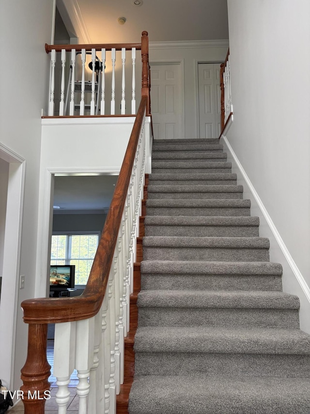 142 Oakwell Ln, Jonesborough, TN 37659 - stairs with ornamental molding