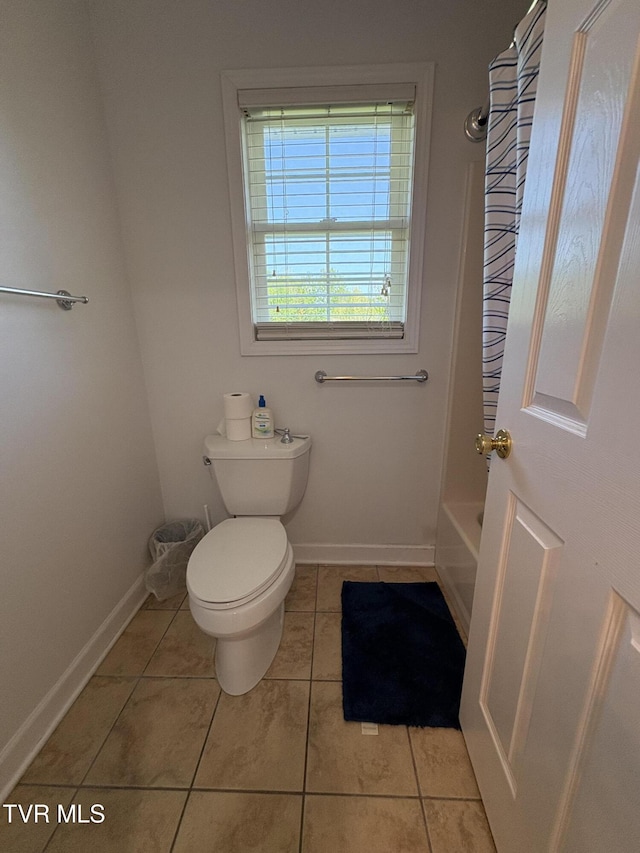 142 Oakwell Ln, Jonesborough, TN 37659 - full bath featuring tile patterned floors, baseboards, and toilet