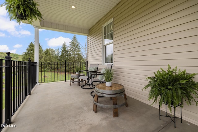 288 Max Jett Rd, Johnson City, TN 37601 - view of patio with a porch