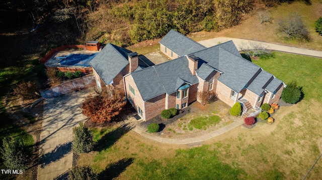 drone / aerial view