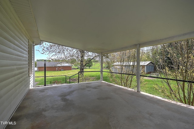 19032 Woodland Hills Rd, Abingdon, VA 24210 - view of patio / terrace featuring an outdoor structure