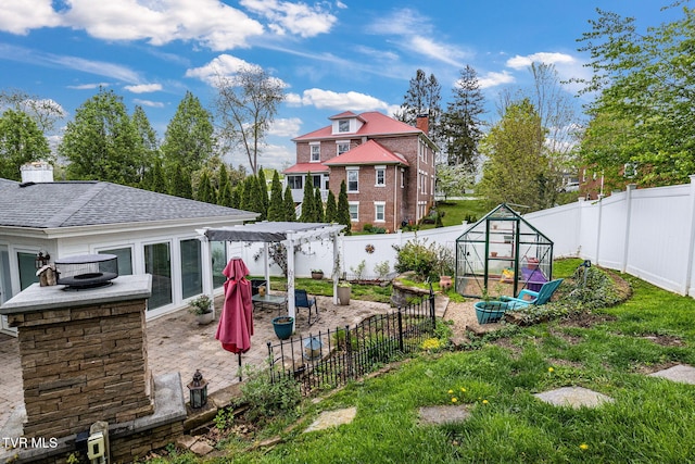 300 SW Grove Terrace Dr, Abingdon, VA 24210 - view of playground featuring an exterior structure, a patio area, a fenced backyard, and an outdoor structure
