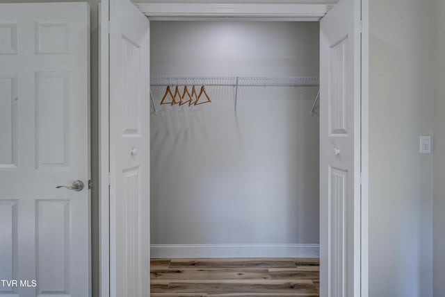 view of closet