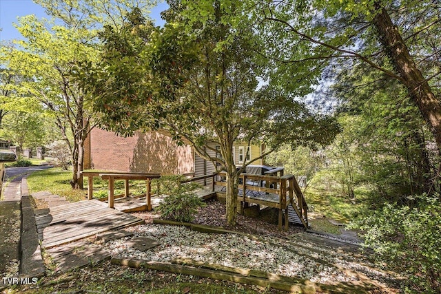 1837 Presswood Rd Unit 1837, Johnson City, TN 37604 - back of property with stairs and a deck