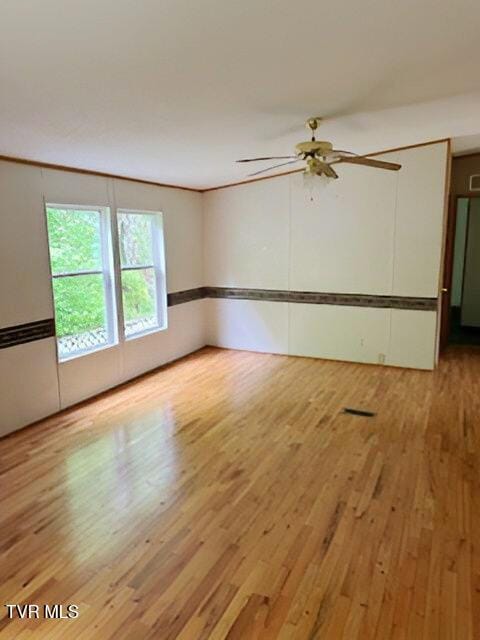 230 Ridge Rd, Weber City, VA 24290 - spare room featuring wood finished floors and a ceiling fan