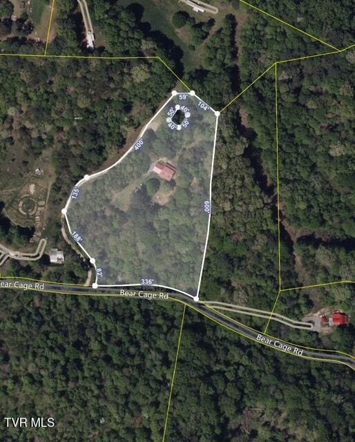 335 Bear Cage Rd, Roan Mountain, TN 37687 - map of property location