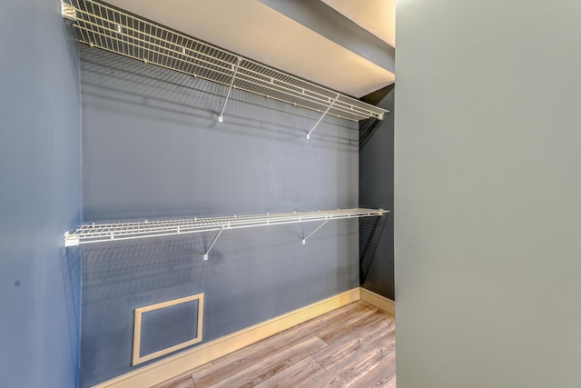 200 E Main St Unit 5, Johnson City, TN 37604 - spacious closet featuring wood finished floors