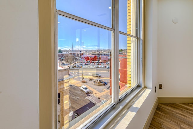 200 E Main St Unit 5, Johnson City, TN 37604 - details with a city view and wood finished floors
