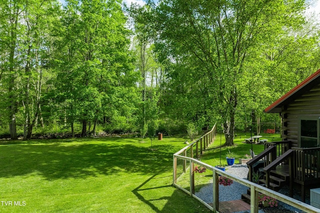view of yard