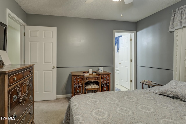 115 Maple Ridge Dr, Jonesborough, TN 37659 - bedroom with light carpet, baseboards, and a ceiling fan