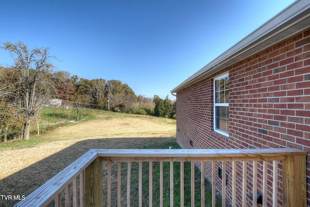 115 Rb Miller Rd, Limestone, TN 37681 - wooden deck featuring a lawn