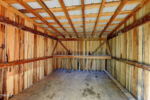 view of storage