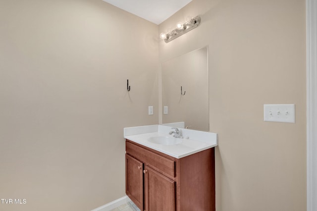 228 Taylor St, Bristol, TN 37620 - bathroom with vanity and baseboards