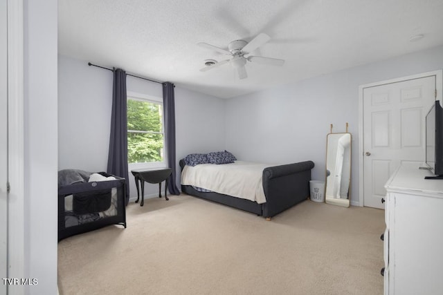 1008 Cox Trail Pl, Kingsport, TN 37660 - bedroom with light carpet and ceiling fan