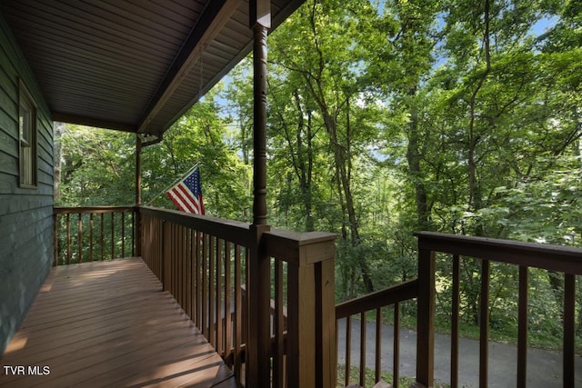 1008 Cox Trail Pl, Kingsport, TN 37660 - view of wooden deck