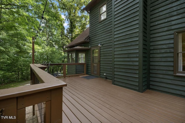 1008 Cox Trail Pl, Kingsport, TN 37660 - view of wooden terrace