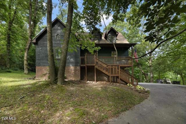 1008 Cox Trail Pl, Kingsport, TN 37660 - view of front of house featuring covered porch and stairs