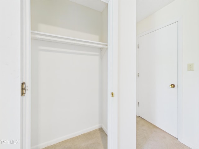 view of closet