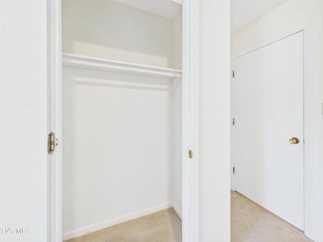 view of closet