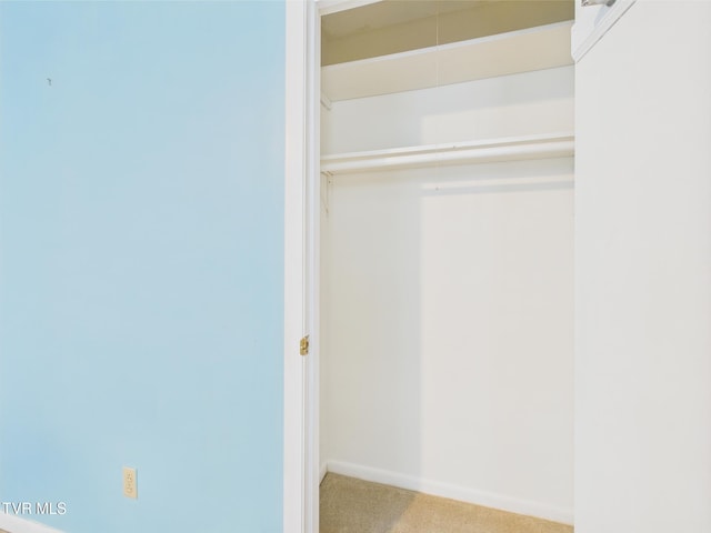 view of closet