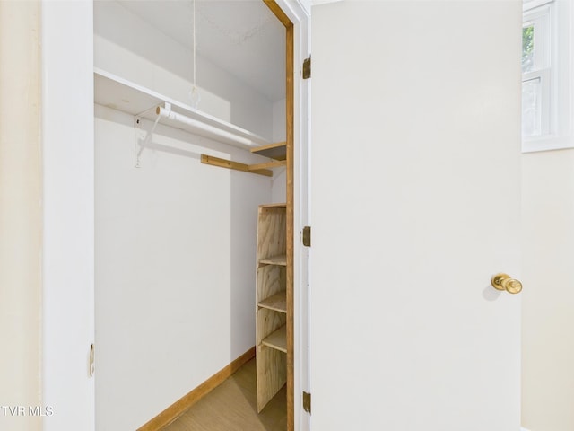 view of closet