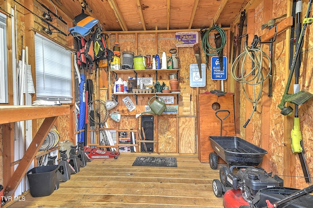 view of storage