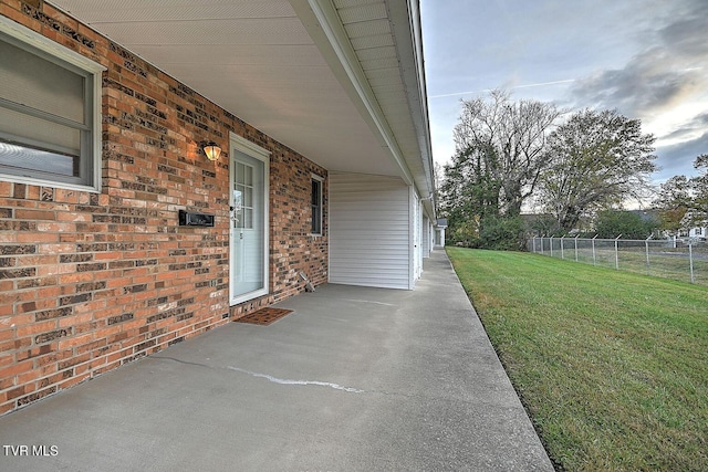 1544 Jessee St Unit S, Kingsport, TN 37664 - view of patio with fence
