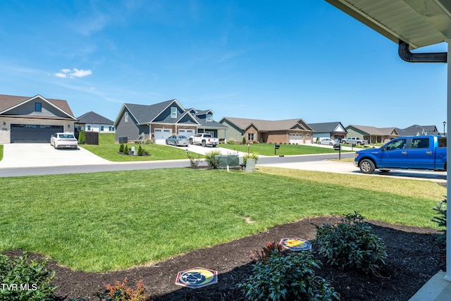 view of yard featuring a residential view