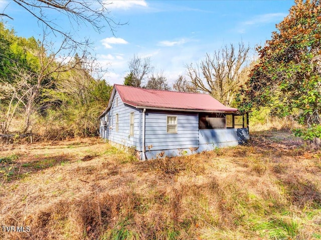 1200 Jackson Hollow Rd, Mosheim, TN 37818 - view of property exterior featuring metal roof