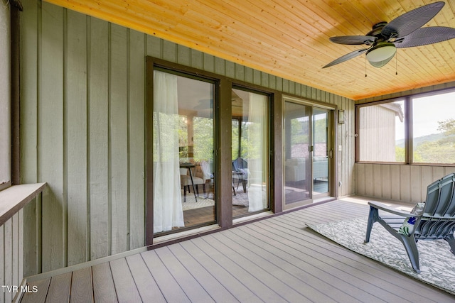 100 Periwinkle Pl Unit 100, Kingsport, TN 37660 - sunroom / solarium with a ceiling fan