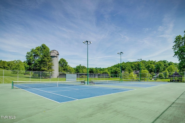 100 Periwinkle Pl Unit 100, Kingsport, TN 37660 - view of tennis court with community basketball court and fence