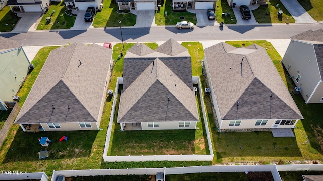 birds eye view of property featuring a residential view