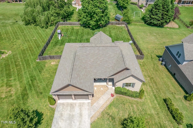 drone / aerial view