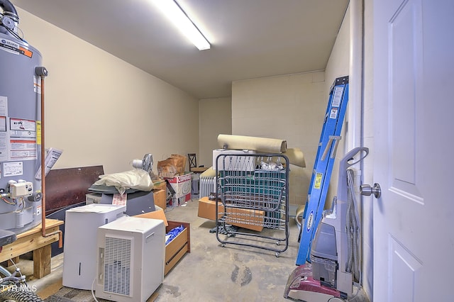 2304 Granite Dr, Johnson City, TN 37604 - storage room featuring gas water heater