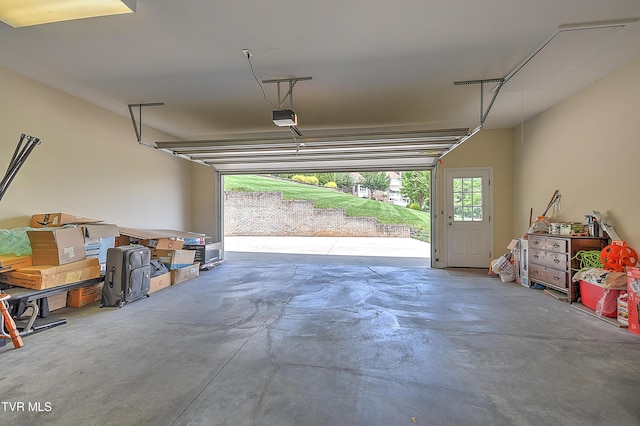 2304 Granite Dr, Johnson City, TN 37604 - garage featuring a garage door opener