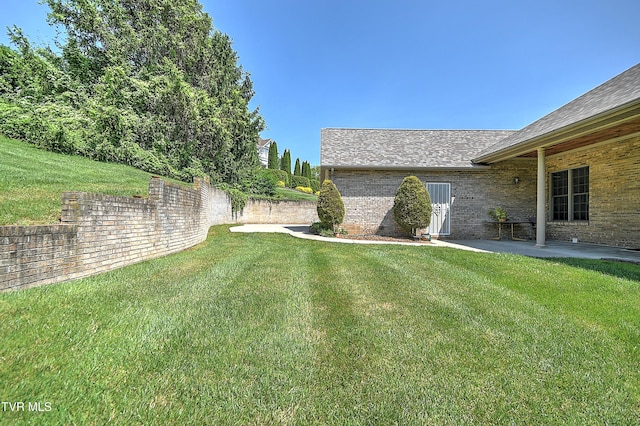 2304 Granite Dr, Johnson City, TN 37604 - view of yard featuring a patio area