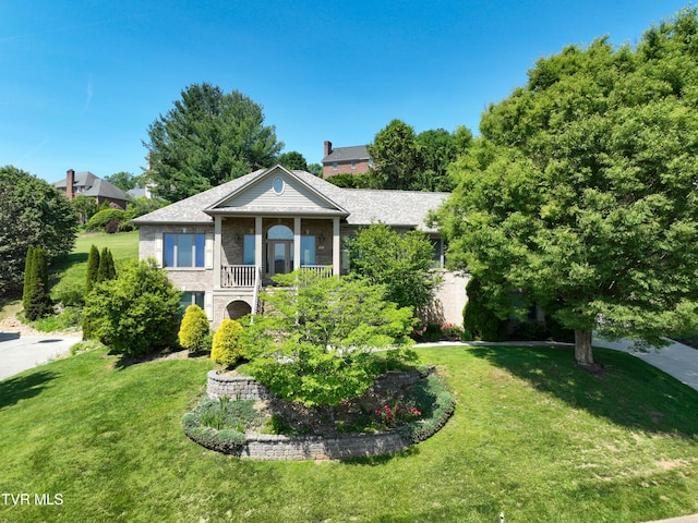 2304 Granite Dr, Johnson City, TN 37604 - view of front facade with a front lawn