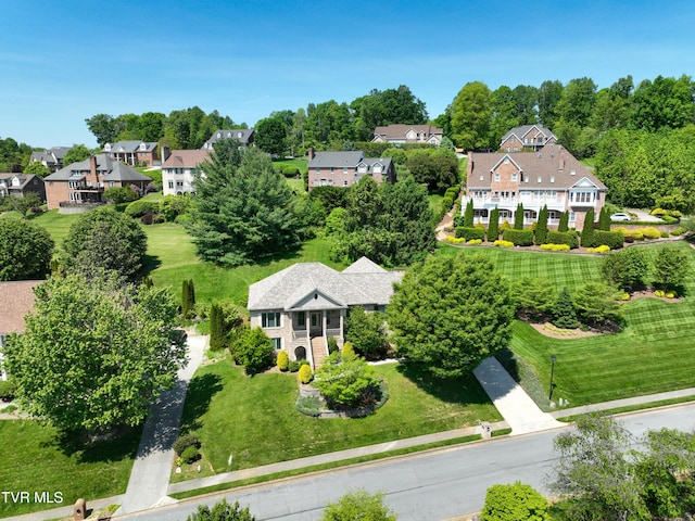 2304 Granite Dr, Johnson City, TN 37604 - bird's eye view with a residential view