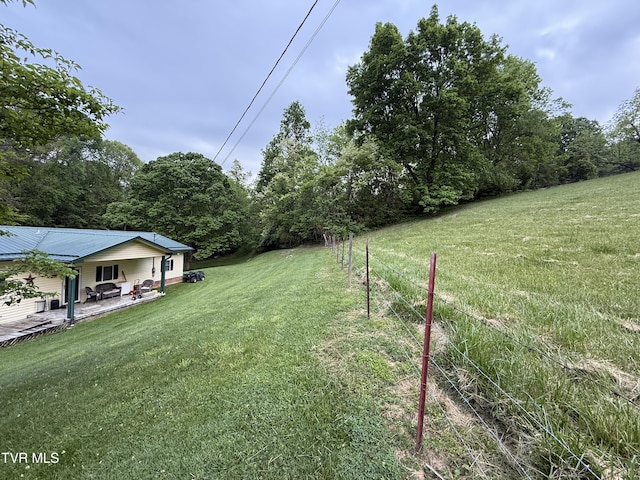 125 Babb Rd, Elizabethton, TN 37643 - view of yard with a view of trees and a patio