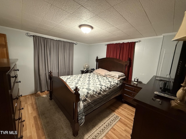 125 Babb Rd, Elizabethton, TN 37643 - bedroom with crown molding and light wood-style floors