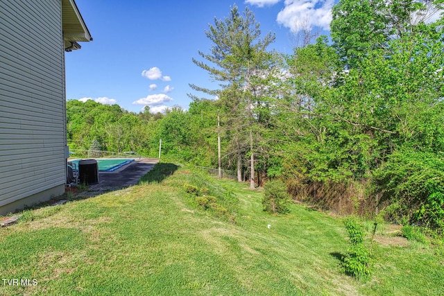 2653 Suffolk St, Kingsport, TN 37660 - view of green lawn with a wooded view