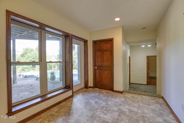 2653 Suffolk St, Kingsport, TN 37660 - entrance foyer with baseboards and stone finish floors