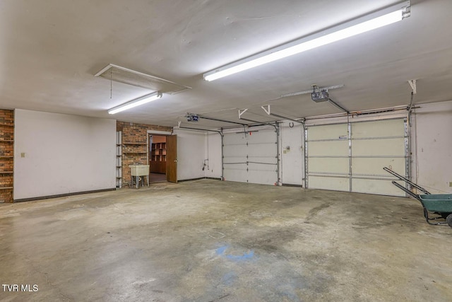 2653 Suffolk St, Kingsport, TN 37660 - garage with a garage door opener and a sink