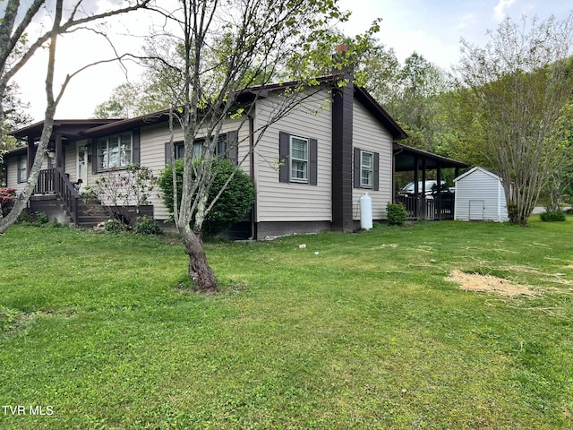 1220 2nd Ave, Big Stone Gap, VA 24219 - view of side of property featuring a lawn